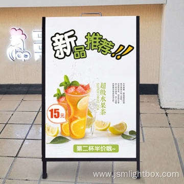 A Board Foldable Poster Display Stand Pavement Sign